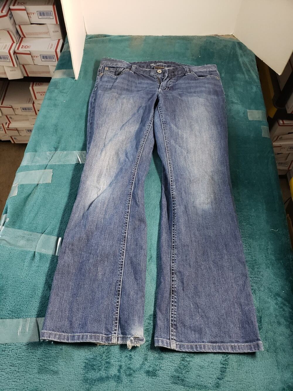 Ann Taylor Jeans Size 8 Petite Womens Blue Pants Ladies Denim Mid Rise Bootcut